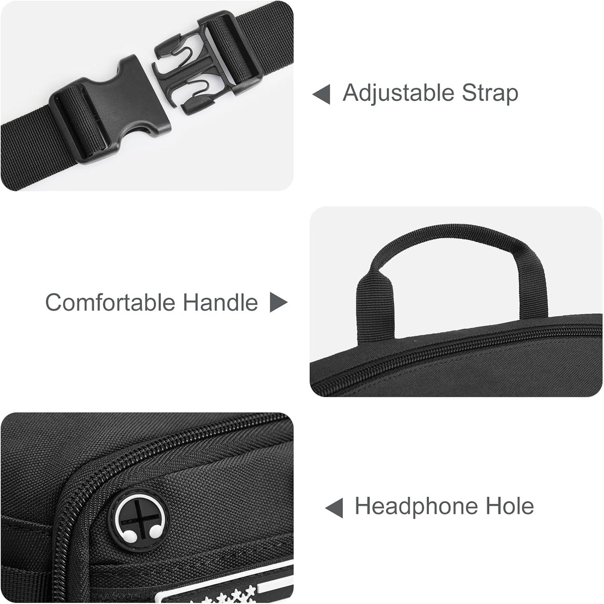 G4Free - G4Free Tactical Fanny Pack, Fashion Crossbody Bag Waist Packs -TN24B465B