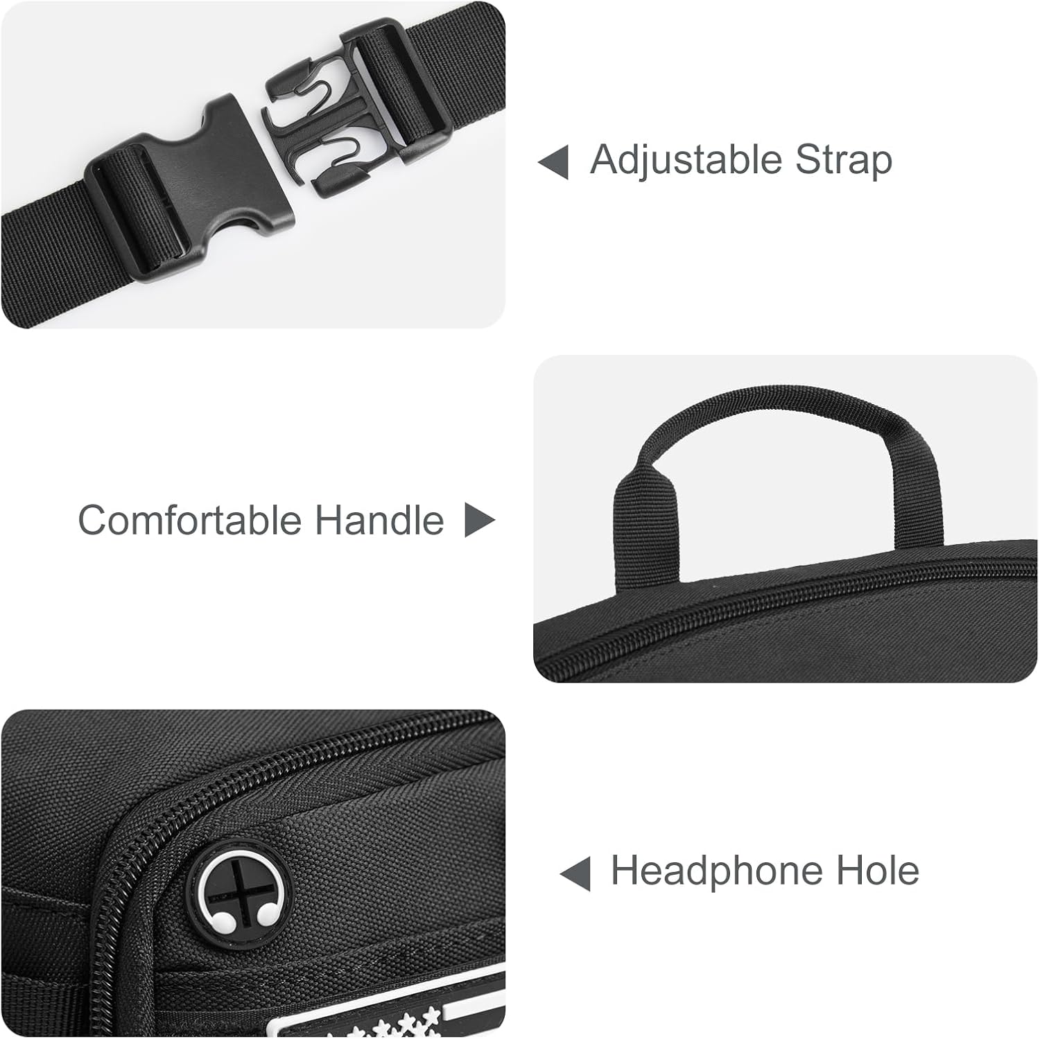 G4Free - G4Free Tactical Fanny Pack, Fashion Crossbody Bag Waist Packs -TN24B465B