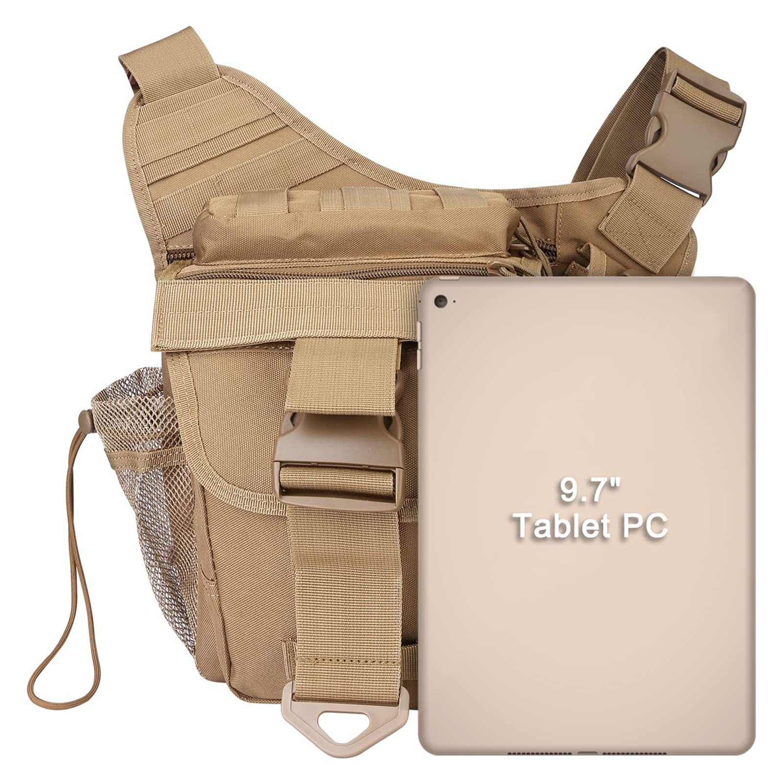 G4Free - G4Free Tactical Messenger Fishing Tackle Side Bag -D04V163A