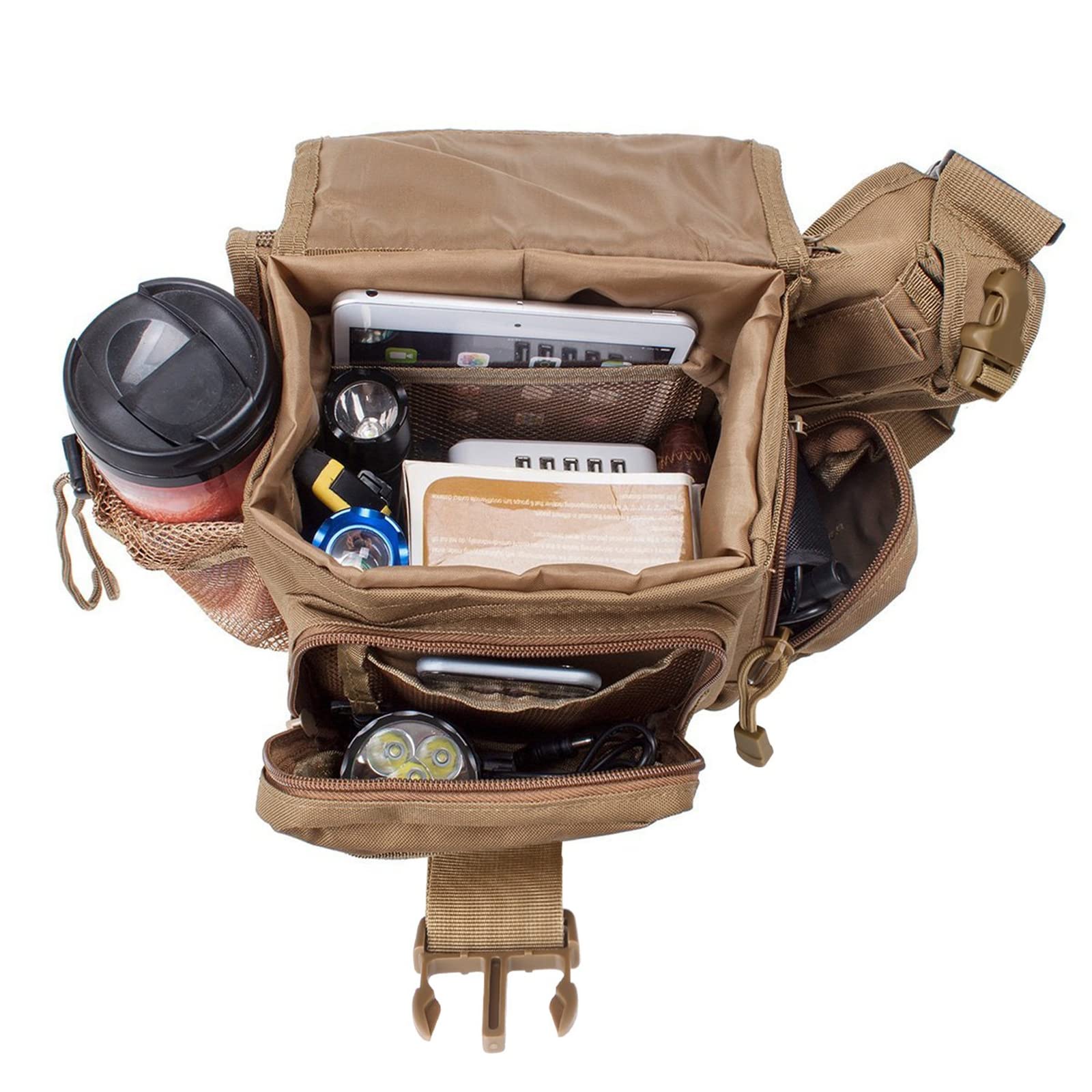 G4Free - G4Free Tactical Messenger Fishing Tackle Side Bag -D04V163A