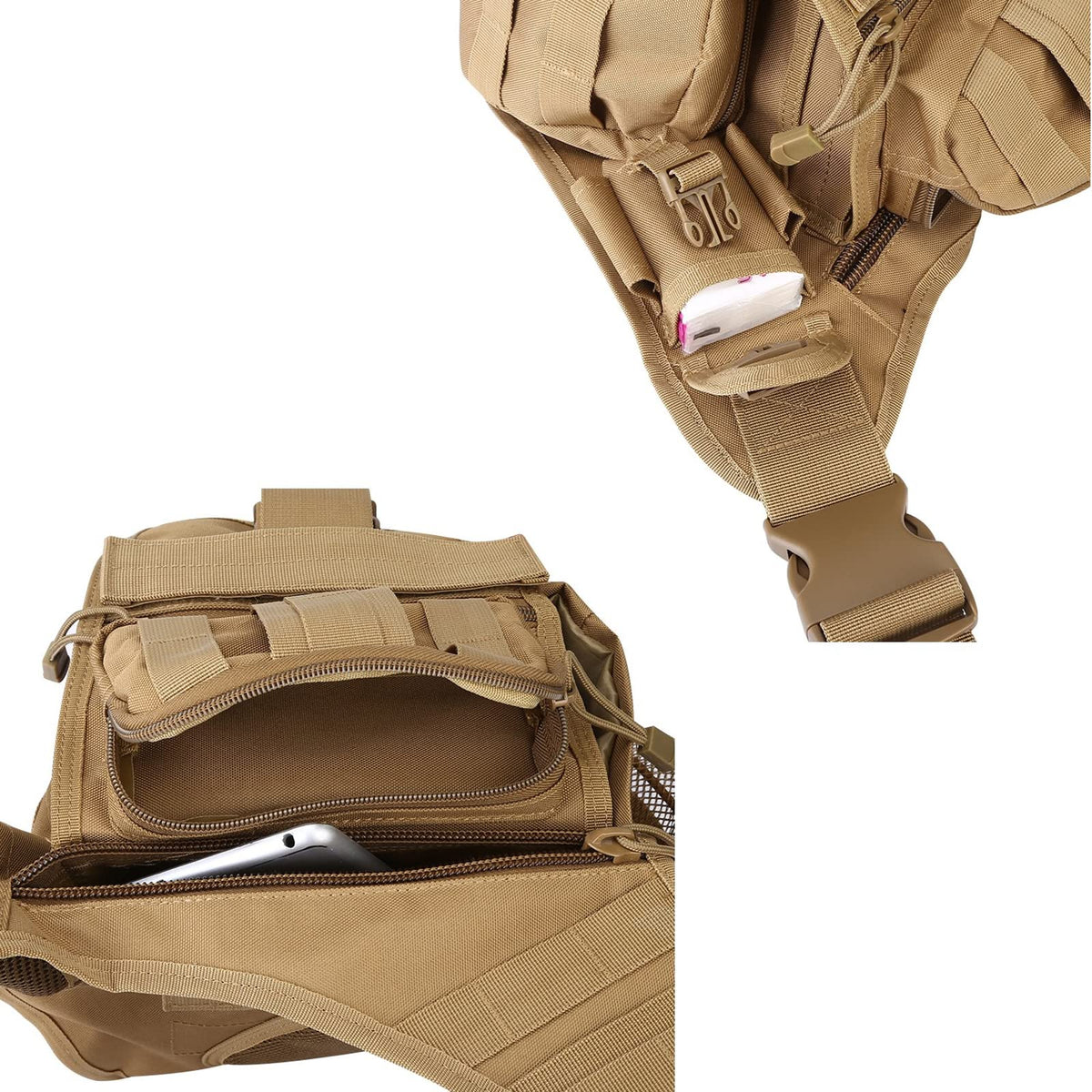 G4Free - G4Free Tactical Messenger Fishing Tackle Side Bag -D04V163A