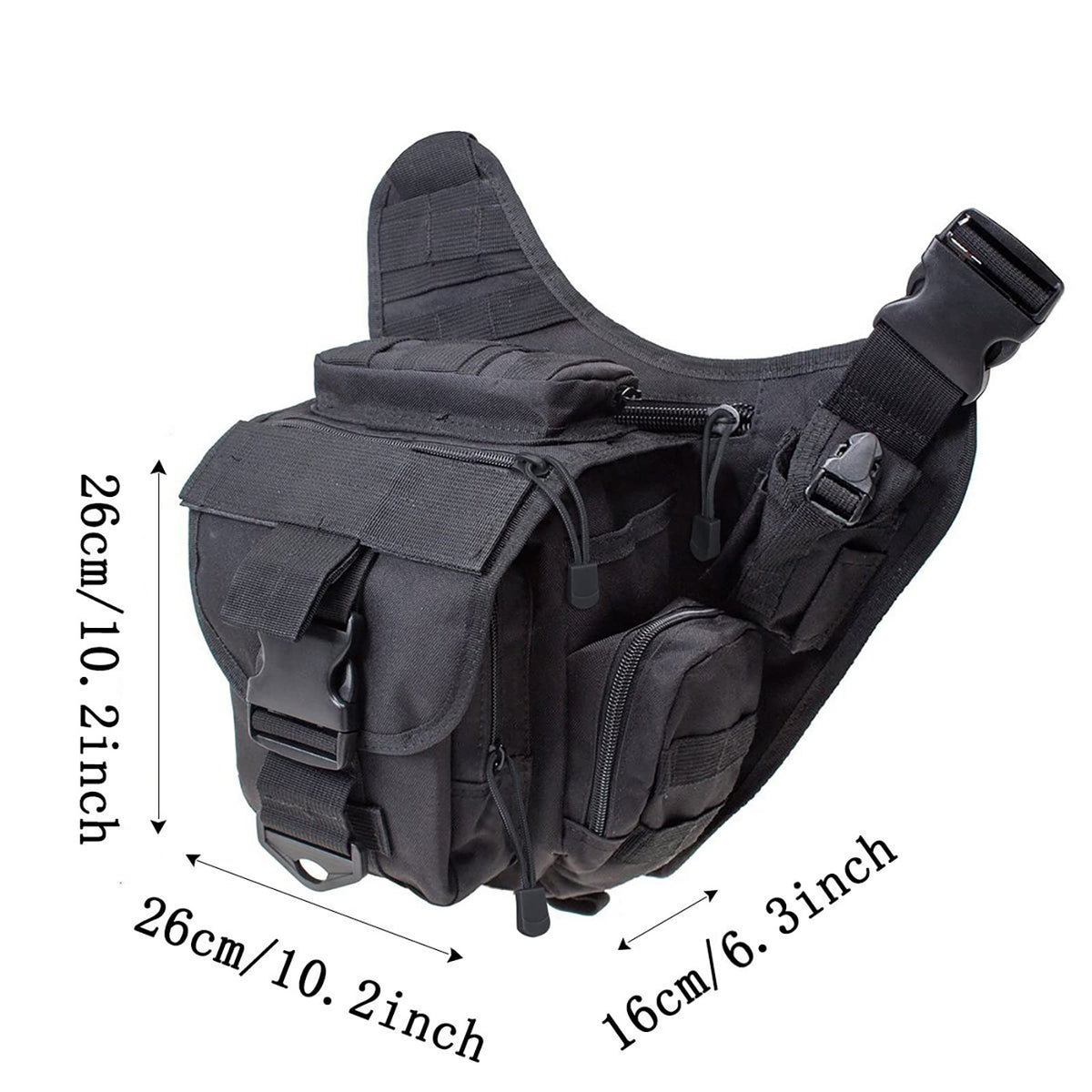 G4Free - G4Free Tactical Messenger Fishing Tackle Side Bag -D04V163A