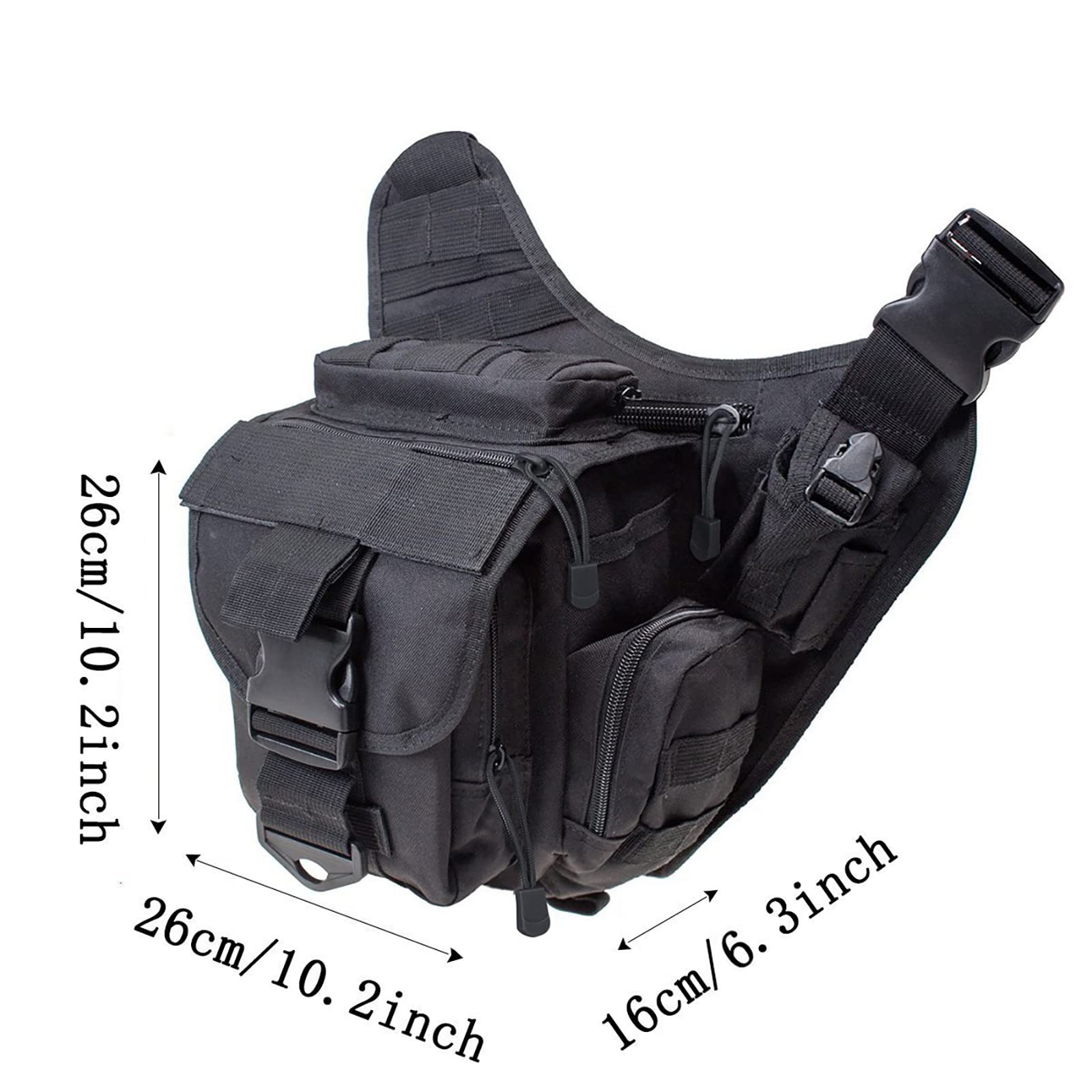 G4Free - G4Free Tactical Messenger Fishing Tackle Side Bag -D04V163A