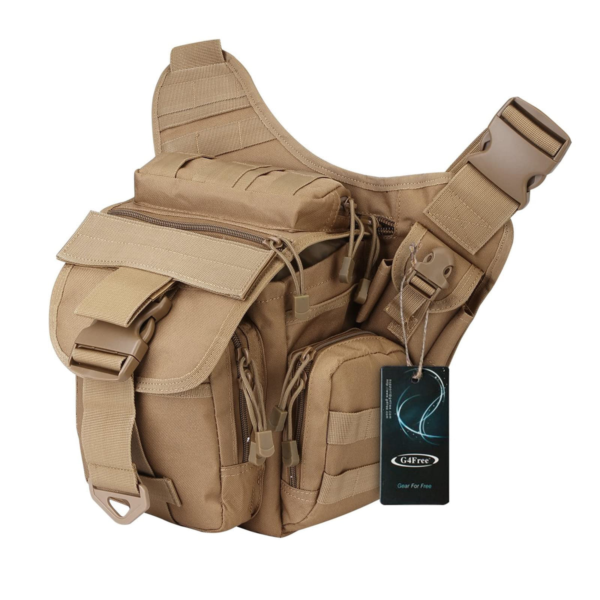 G4Free - G4Free Tactical Messenger Fishing Tackle Side Bag -D04V163D
