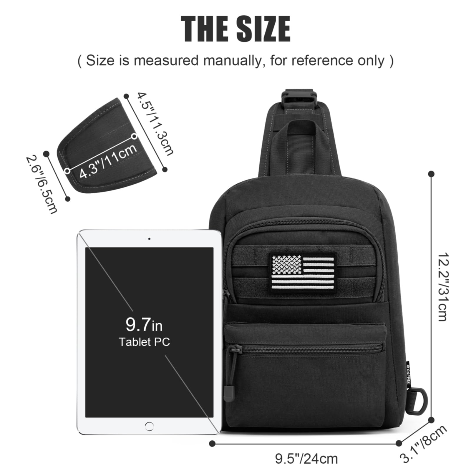 G4Free - G4Free Tactical Military Rover Shoulder Sling Pack -TN22B161B
