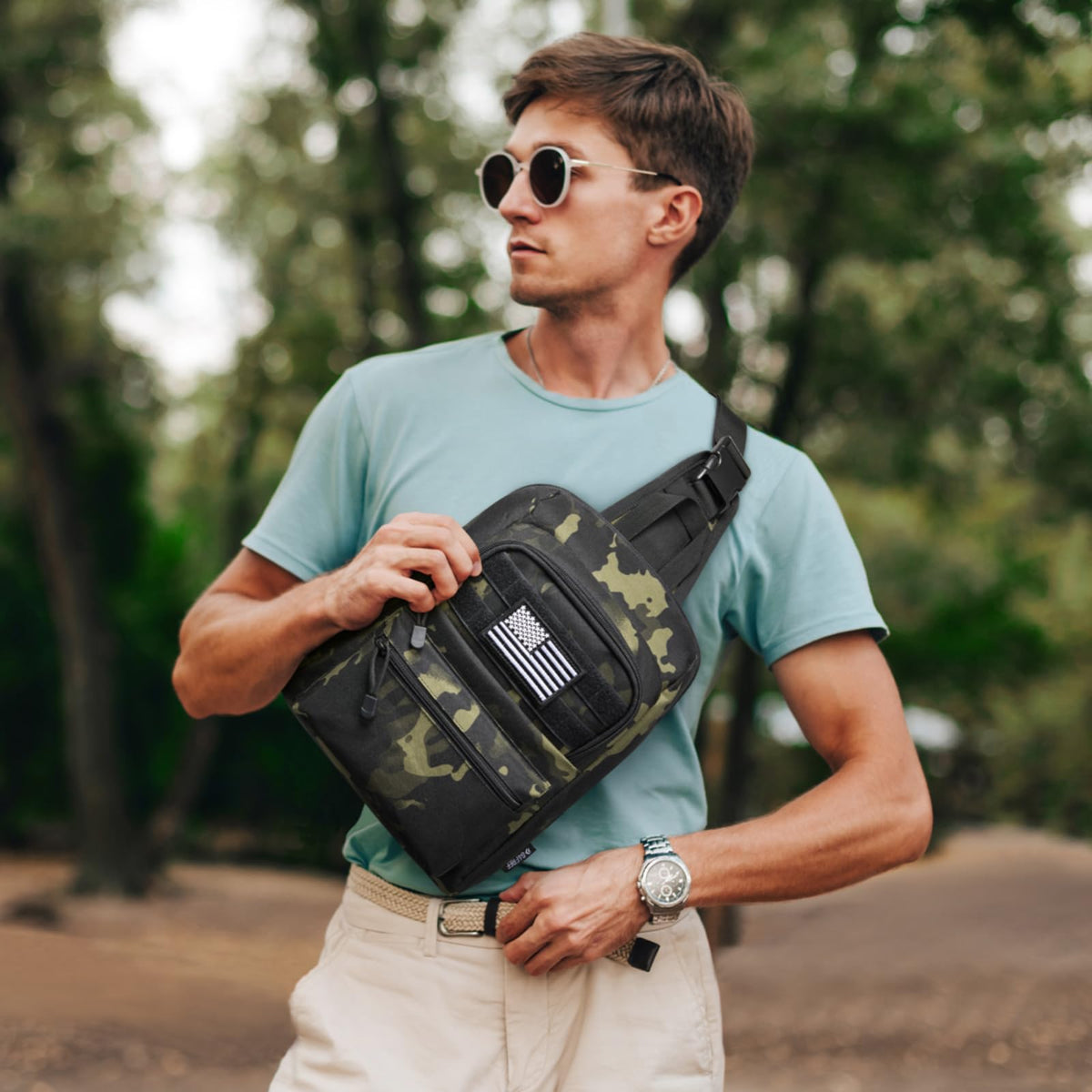 G4Free - G4Free Tactical Military Rover Shoulder Sling Pack -TN22B161B