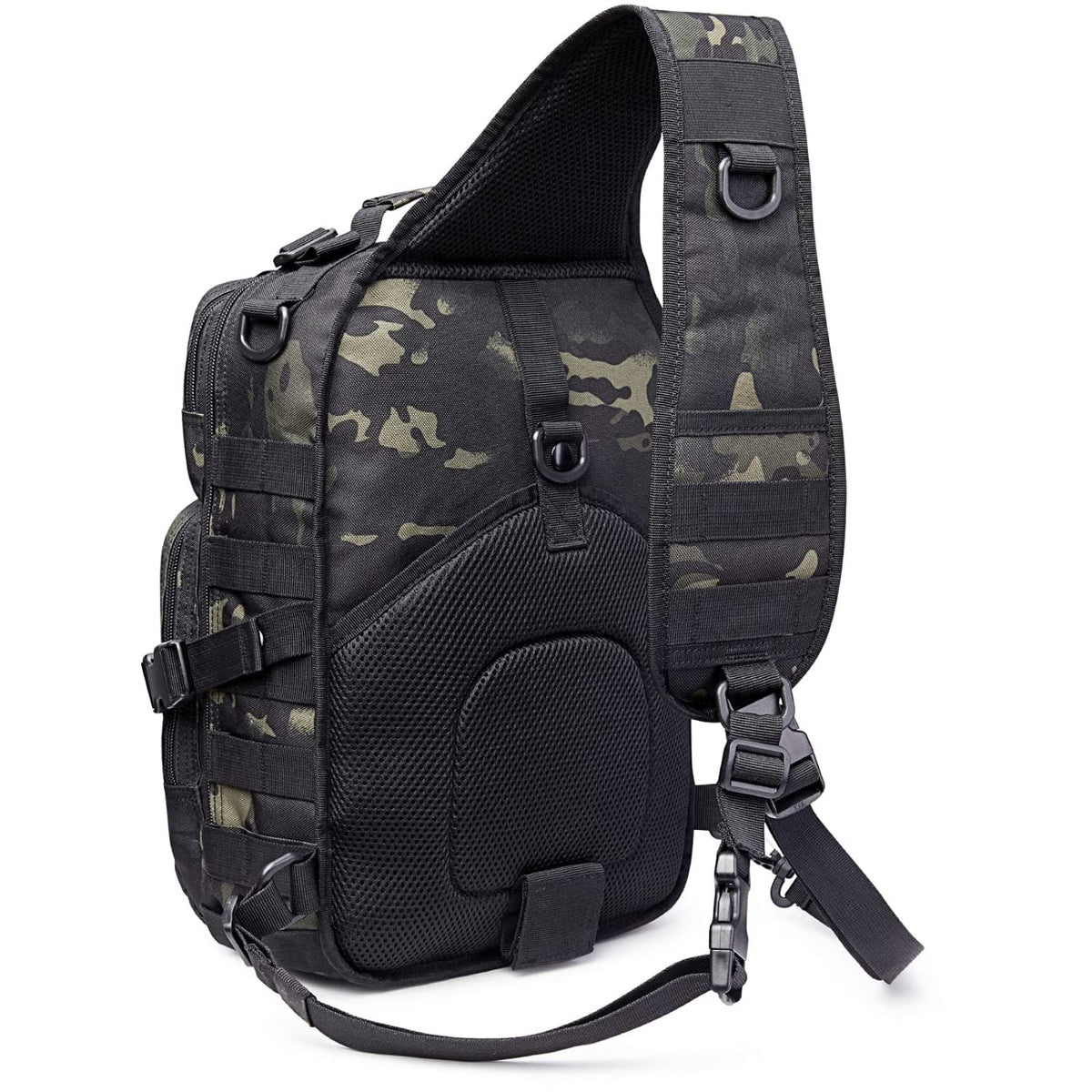 G4Free - G4Free Tactical Sling Backpack Big Molle EDC Assault Range Bag Pack Military Style for Concealed Carry -D02V676A