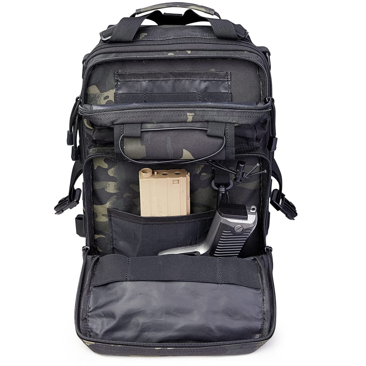 G4Free - G4Free Tactical Sling Backpack Big Molle EDC Assault Range Bag Pack Military Style for Concealed Carry -D02V676A