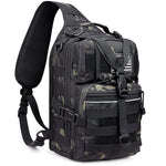 G4Free - G4Free Tactical Sling Backpack Big Molle EDC Assault Range Bag Pack Military Style for Concealed Carry -D02V676C