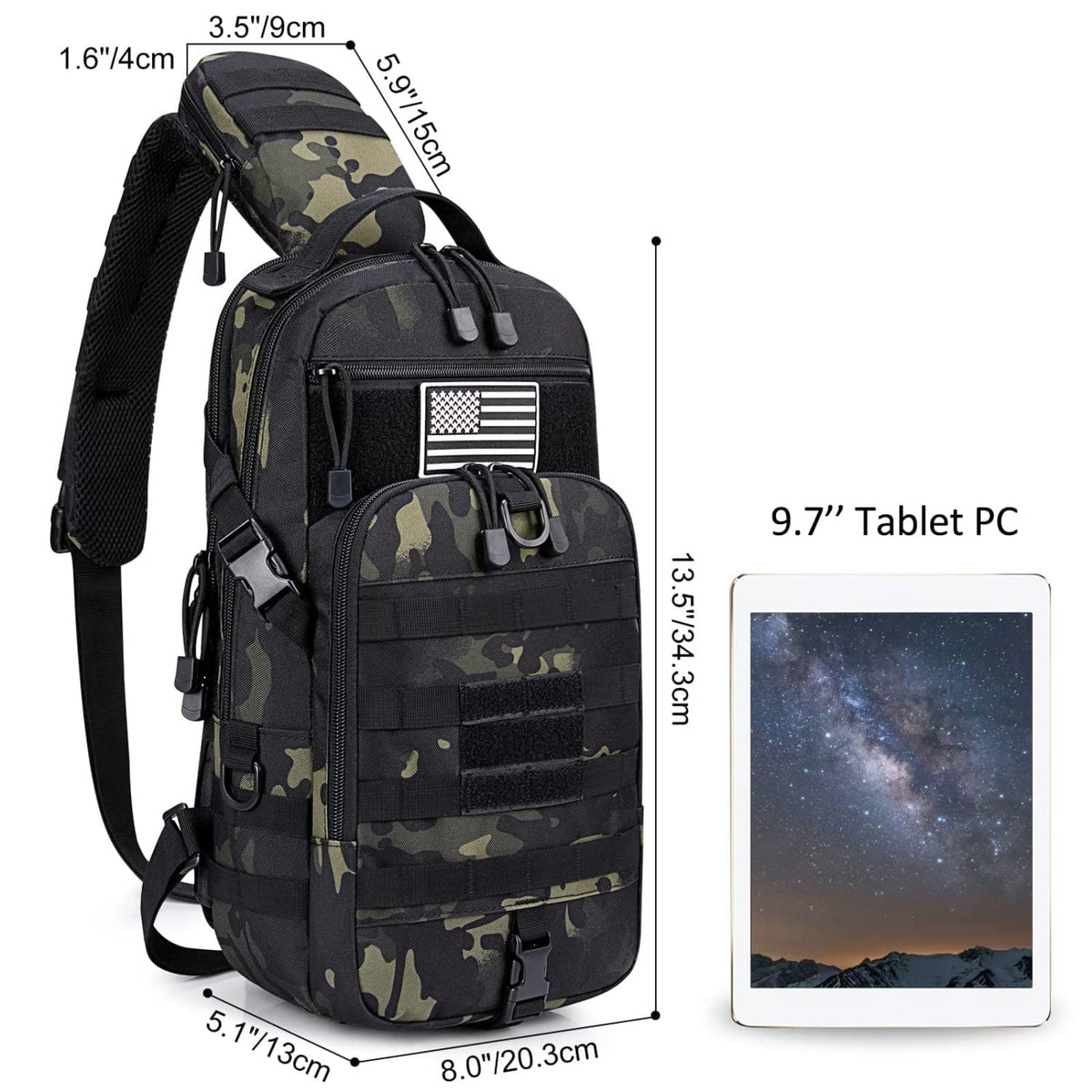 G4Free - G4Free Tactical Sling Bag -D02V681A