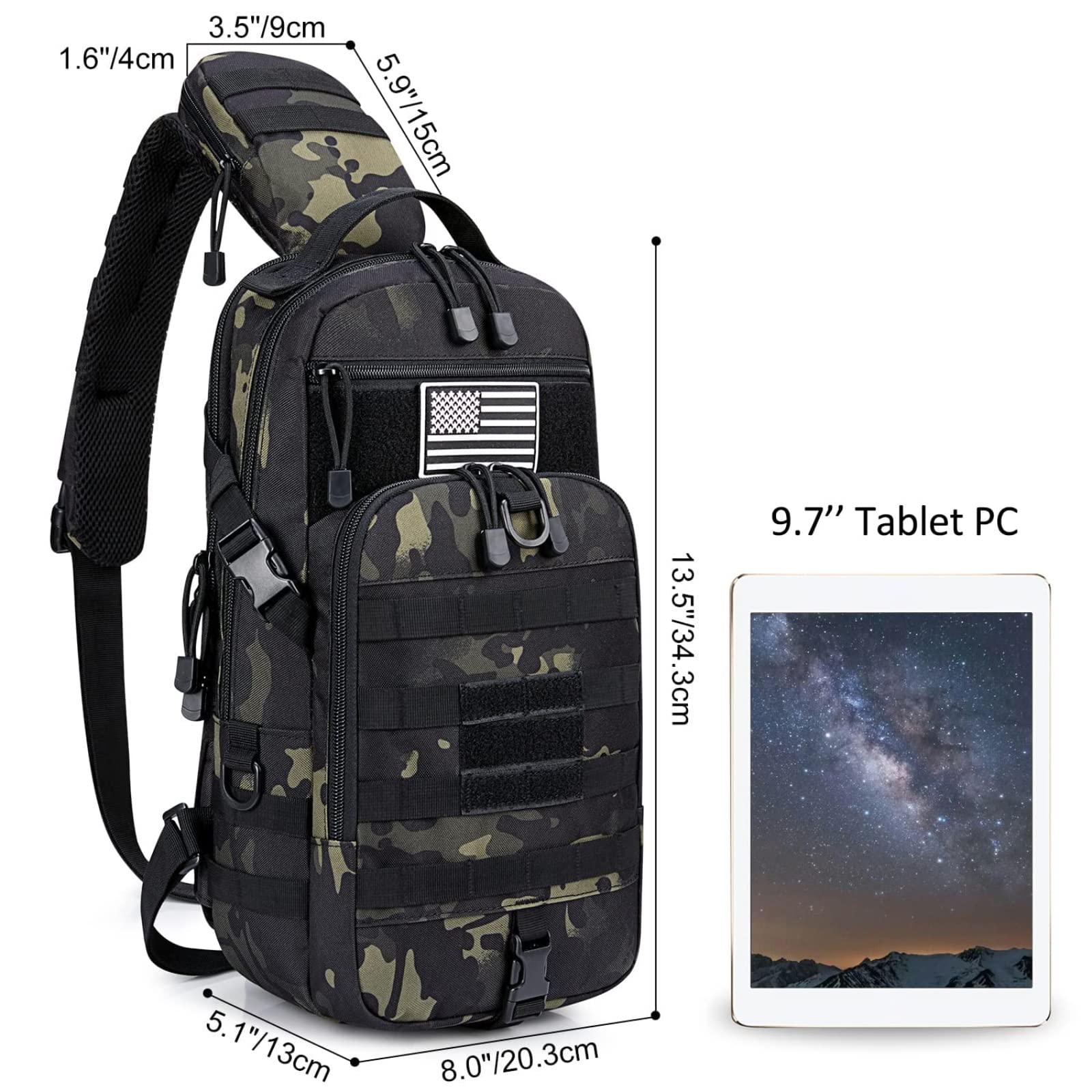 G4Free - G4Free Tactical Sling Bag -D02V681A