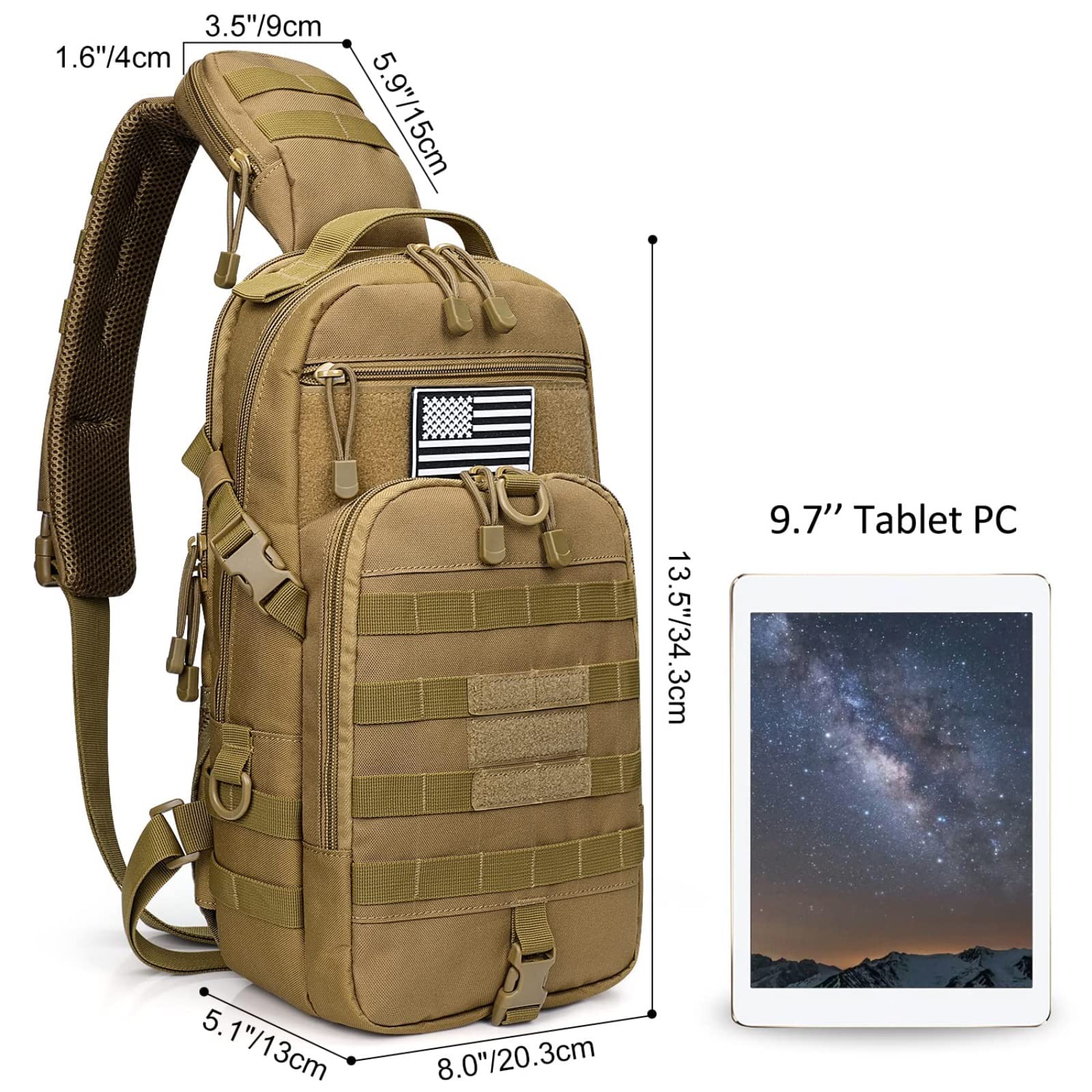 G4Free - G4Free Tactical Sling Bag -D02V681A