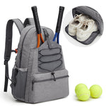 G4Free - G4Free Tennis Backpack Holds 4 Rackets with Shoe Compartment -TN24B327B