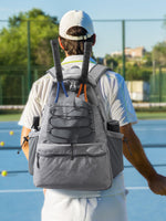 G4Free - G4Free Tennis Backpack Holds 4 Rackets with Shoe Compartment -TN24B327B