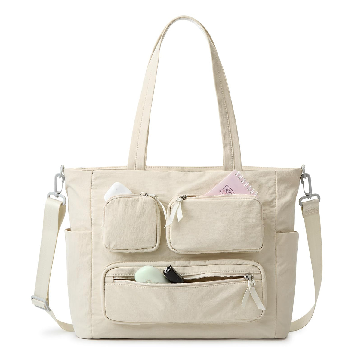 G4Free - G4Free Tote Bag, Lightweight Work Bag with 15" Laptop Pocket -TN25B533B