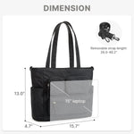 G4Free - G4Free Tote Bag, Lightweight Work Bag with 15" Laptop Pocket -TN25B533C