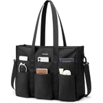 G4Free - G4Free Tote Bag, Multi-Compartment Large Capacity with Zipper Top Handle -TN24B476B