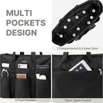 G4Free - G4Free Tote Bag, Multi-Compartment Large Capacity with Zipper Top Handle -TN24B476B