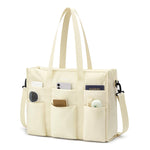 G4Free - G4Free Tote Bag, Multi-Compartment Large Capacity with Zipper Top Handle -TN24B476B