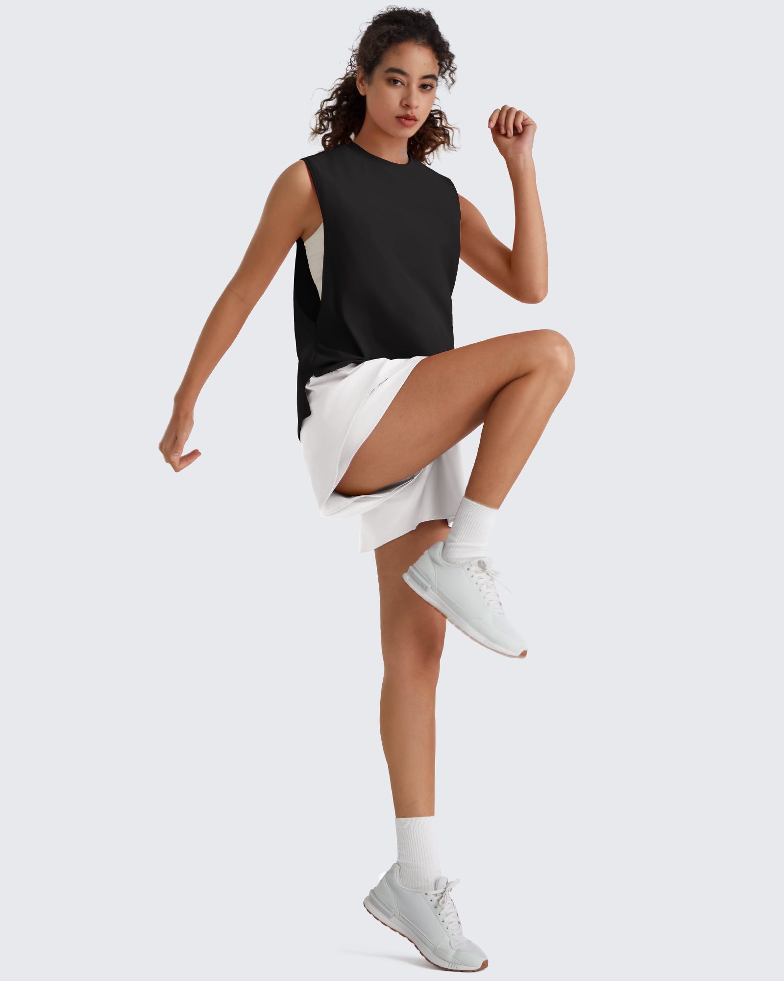 G4Free - G4Free UPF 50+ Loose Fit Muscle Tank -GF26L948A001F-XS
