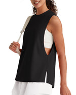 G4Free - G4Free UPF 50+ Loose Fit Muscle Tank -GF26L948A001F-XS