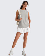 G4Free - G4Free UPF 50+ Loose Fit Muscle Tank -GF26L948A001F-XS