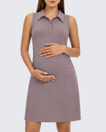 G4Free - G4Free UPF 50+ Maternity Tennis Dress – Button Front -GF26VY972A001A-S