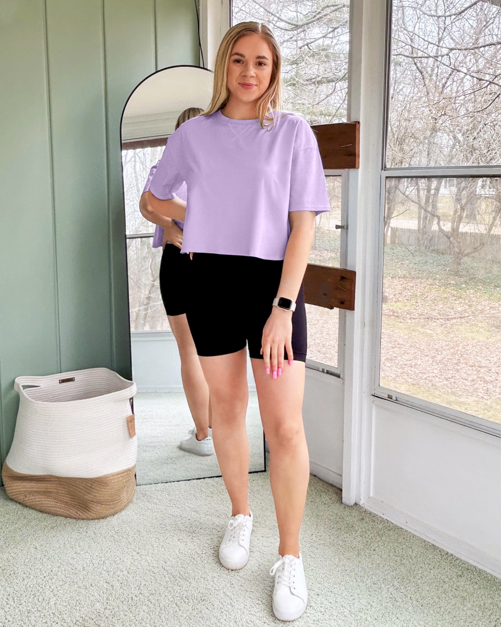 G4Free - G4Free UPF 50+ Quick Dry Boxy Crop Tee -GF25K466AA-S
