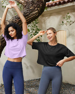 G4Free - G4Free UPF 50+ Quick Dry Boxy Crop Tee -GF25K466AA-S