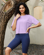 G4Free - G4Free UPF 50+ Quick Dry Boxy Crop Tee -GF25K466AA-S