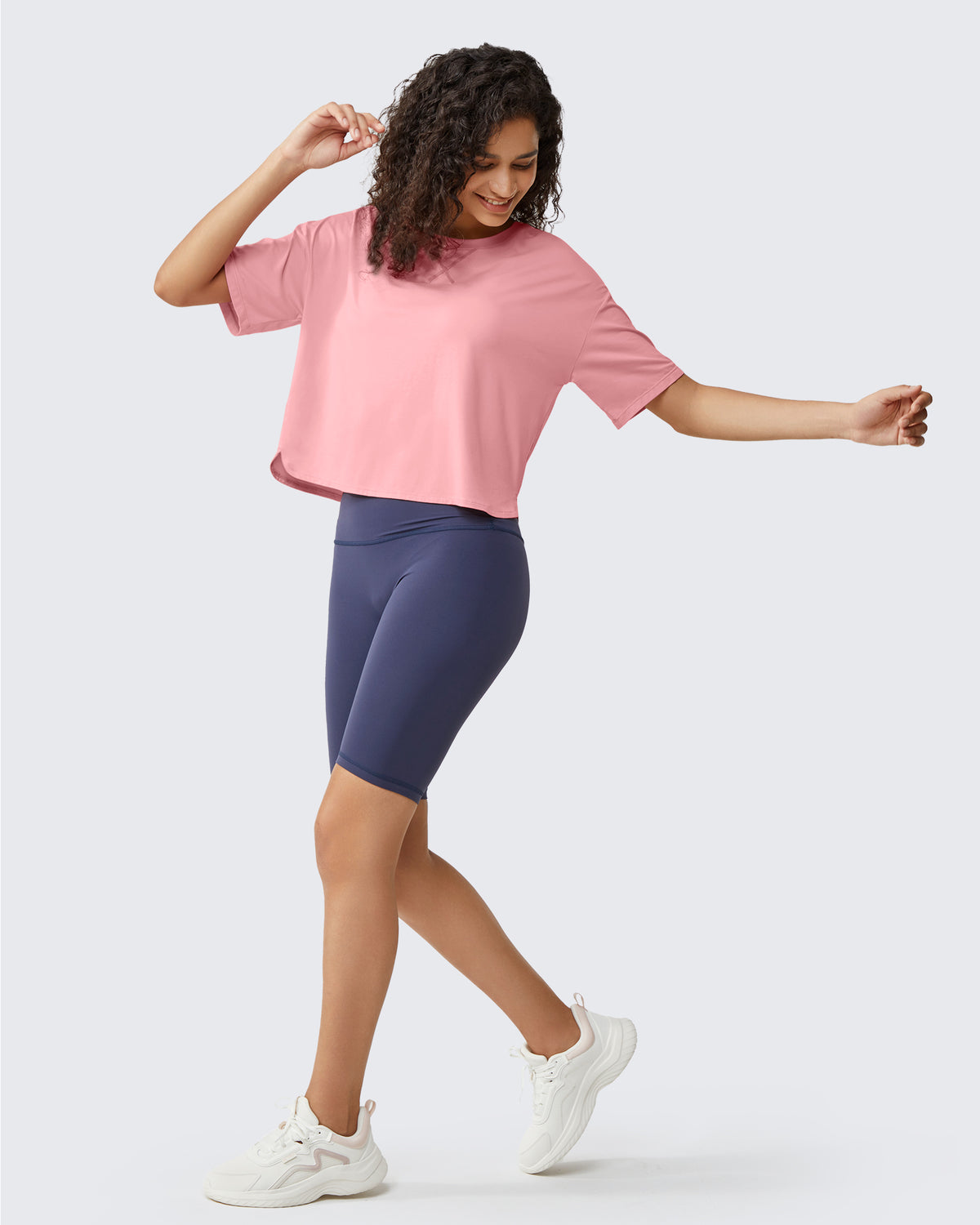 G4Free - G4Free UPF 50+ Quick Dry Boxy Crop Tee -GF25K466AA-S