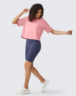 G4Free - G4Free UPF 50+ Quick Dry Boxy Crop Tee -GF25K466AA-S