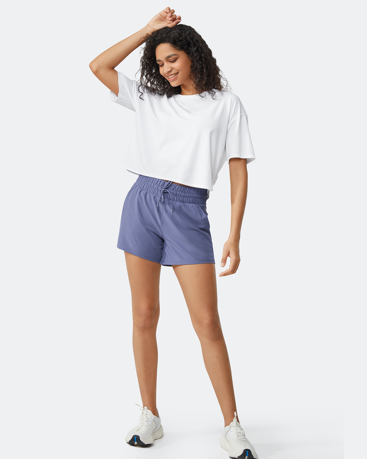 G4Free - G4Free UPF 50+ Quick Dry Boxy Crop Tee -GF25K466AA-S