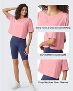 G4Free - G4Free UPF 50+ Quick Dry Boxy Crop Tee -GF25K466AA-S