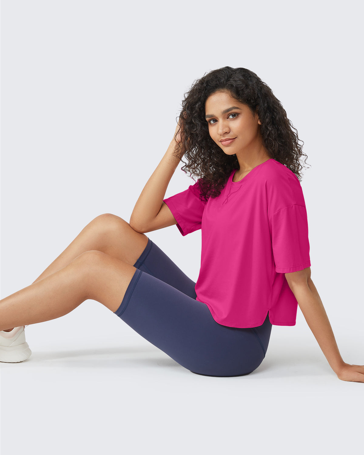 G4Free - G4Free UPF 50+ Quick Dry Boxy Crop Tee -GF25K466AA-S