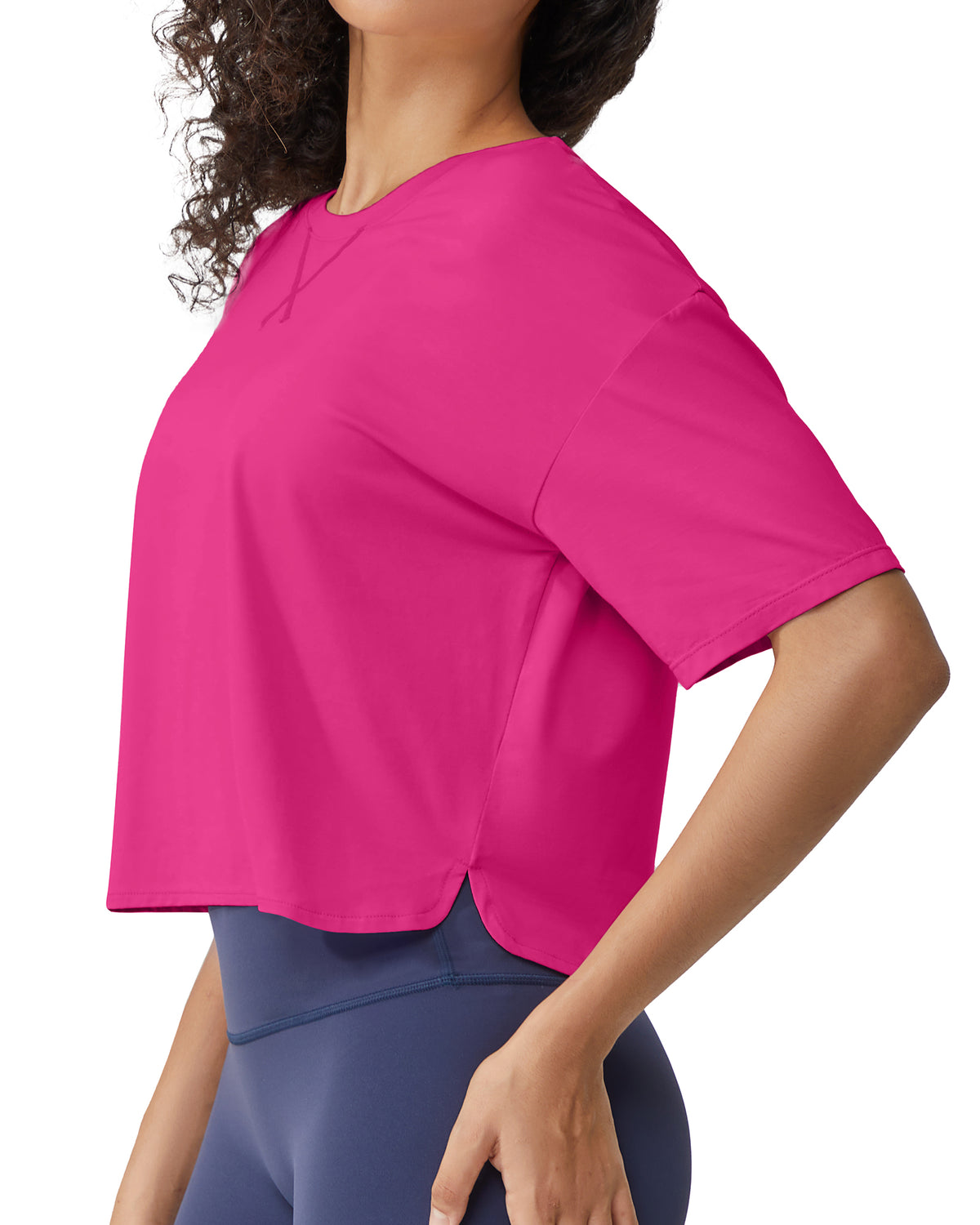 G4Free - G4Free UPF 50+ Quick Dry Boxy Crop Tee -GF25K466AA-S