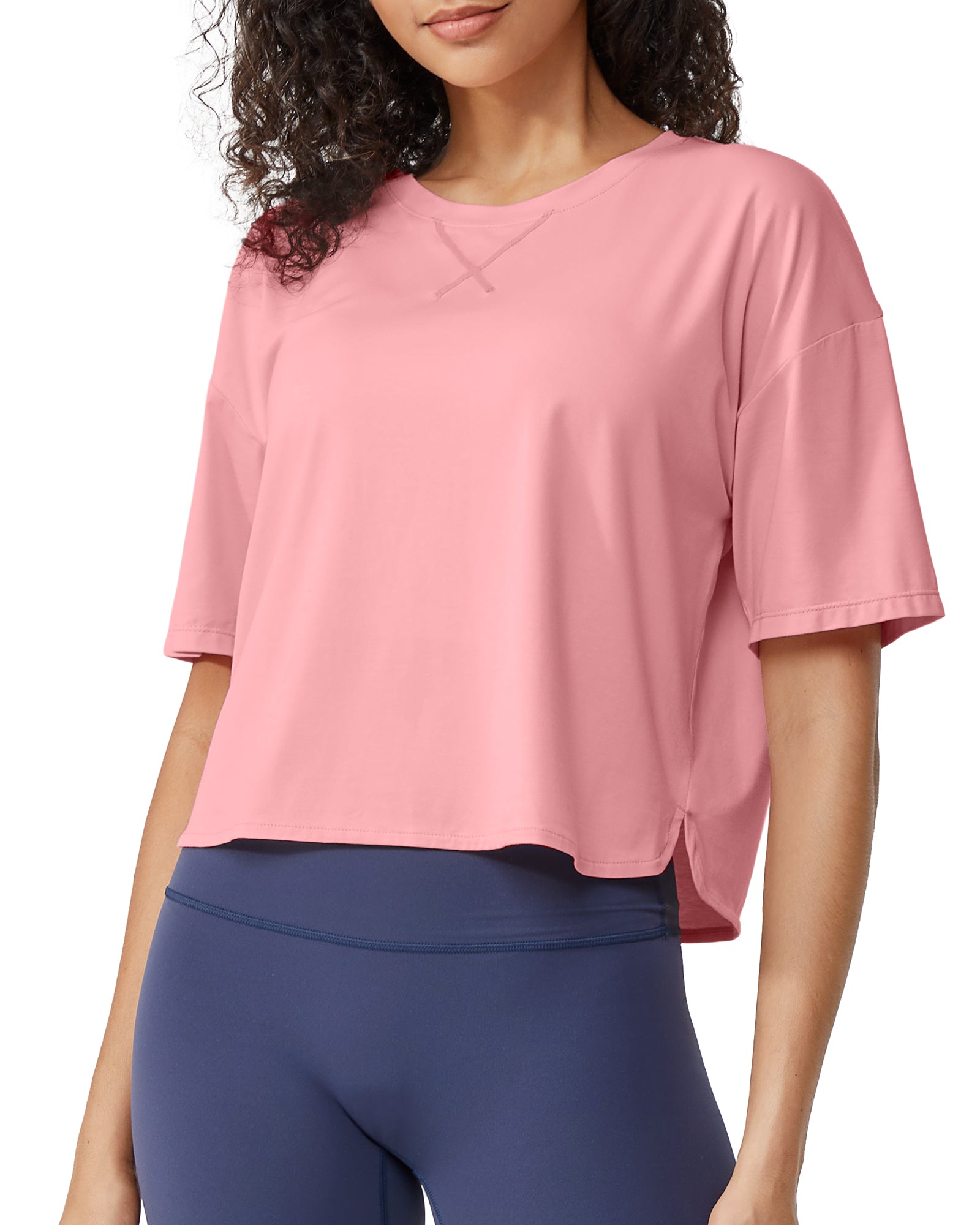 G4Free - G4Free UPF 50+ Quick Dry Boxy Crop Tee -GF25K466HA-S