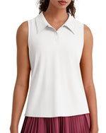 G4Free - G4Free UPF 50+ Sleeveless Golf Polo with Side Slit – Quick Dry -GF26L973A001A-S