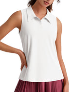 G4Free - G4Free UPF 50+ Sleeveless Golf Polo with Side Slit – Quick Dry -GF26L973A001A-S