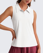 G4Free - G4Free UPF 50+ Sleeveless Golf Polo with Side Slit – Quick Dry -GF26L973A001A-S