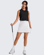 G4Free - G4Free UPF 50+ Sleeveless Golf Polo with Side Slit – Quick Dry -GF26L973A001A-S