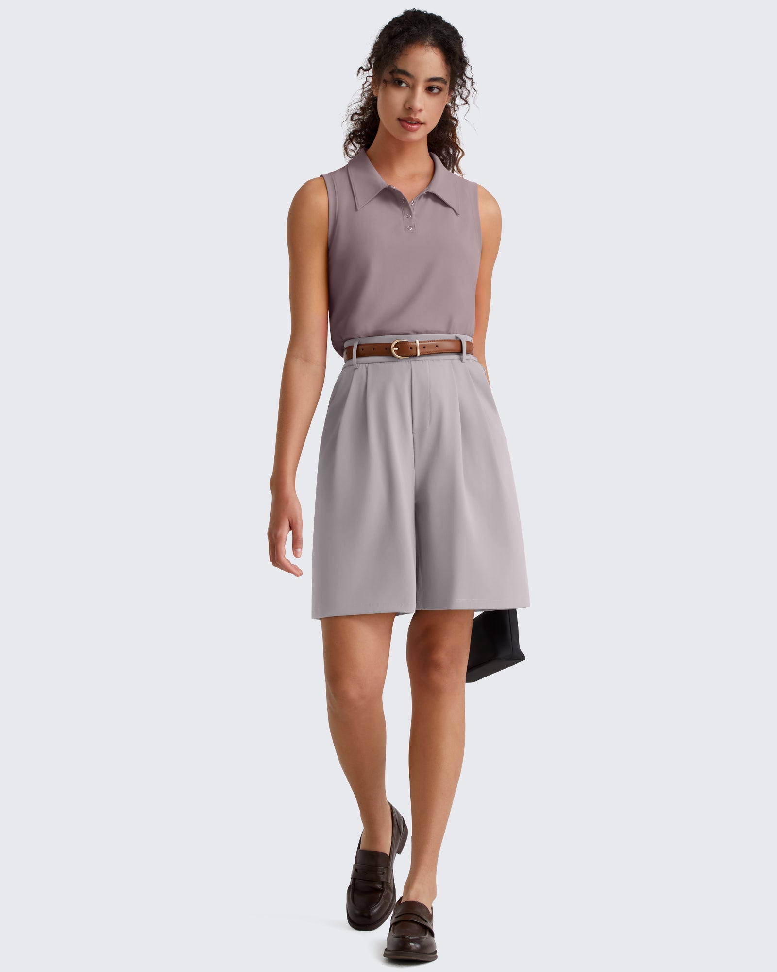 G4Free - G4Free UPF 50+ Sleeveless Golf Polo with Side Slit – Quick Dry -GF26L973A001A-S