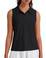 G4Free - G4Free UPF 50+ Sleeveless Golf Polo with Side Slit – Quick Dry -GF26L973A001A-S