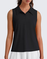 G4Free - G4Free UPF 50+ Sleeveless Golf Polo with Side Slit – Quick Dry -GF26L973A001A-S