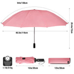 G4Free - G4Free UPF 50+ UV Protection 54 Inch Large Reverse Travel Umbrella -NT21A010B