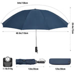 G4Free - G4Free UPF 50+ UV Protection 54 Inch Large Reverse Travel Umbrella -NT21A010B