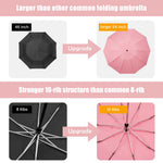 G4Free - G4Free UPF 50+ UV Protection 54 Inch Large Reverse Travel Umbrella -NT21A010B