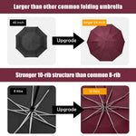 G4Free - G4Free UPF 50+ UV Protection 54 Inch Large Reverse Travel Umbrella -NT21A010B