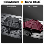 G4Free - G4Free UPF 50+ UV Protection 54 Inch Large Reverse Travel Umbrella -NT21A010B