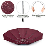 G4Free - G4Free UPF 50+ UV Protection 54 Inch Large Reverse Travel Umbrella -NT21A010B